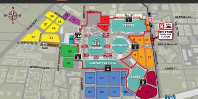 NRG stadion parcare hartă