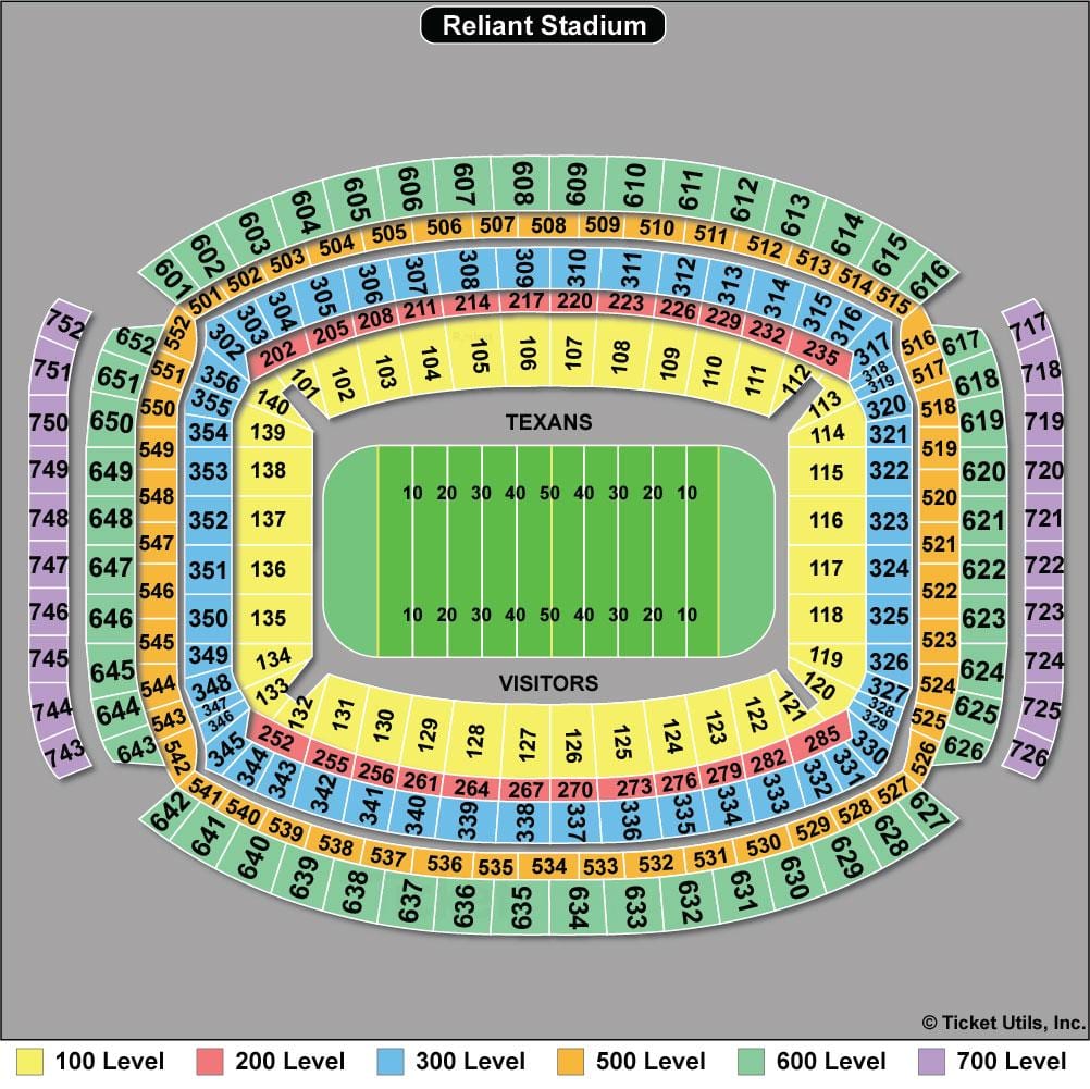 Houston Texans scaun hartă