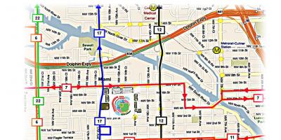 Houston rute de autobuz hartă