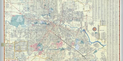 Harta strada din Houston