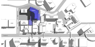 Spitalul metodist Houston hartă