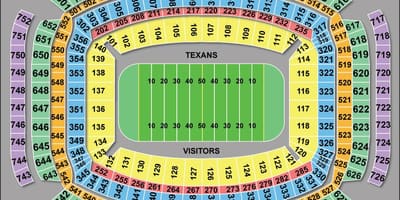 Houston Texans scaun hartă